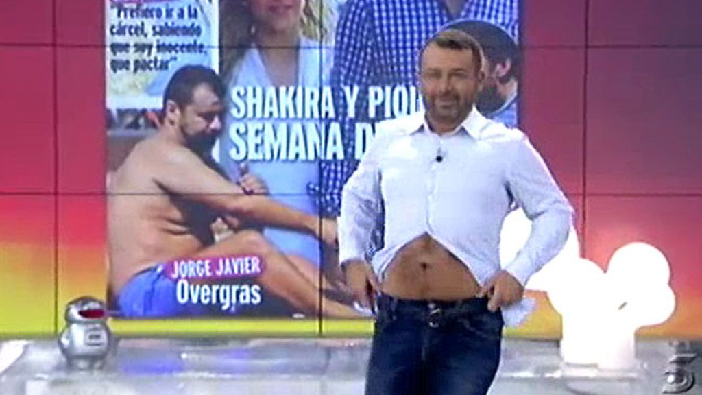 Jorge Javier nos dedica un streptease