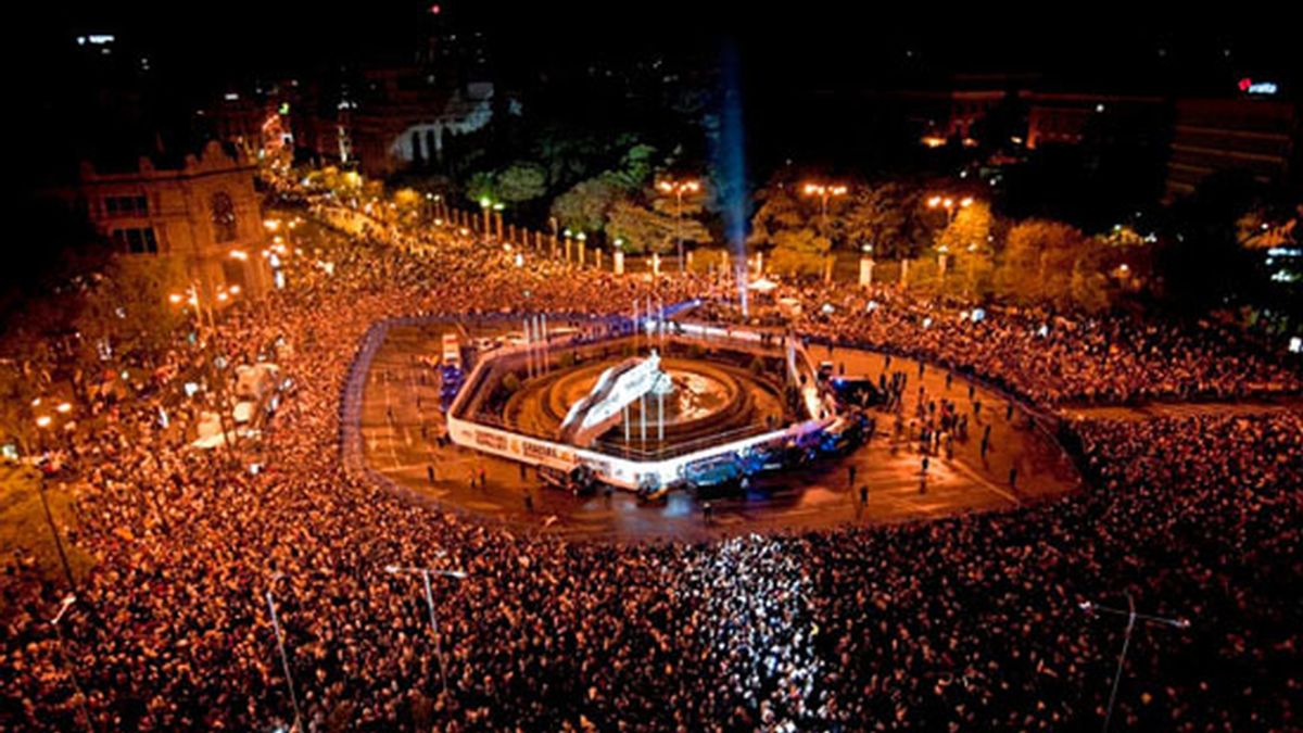 La celebración del Real Madrid en Cibeles. Foto: Gtres