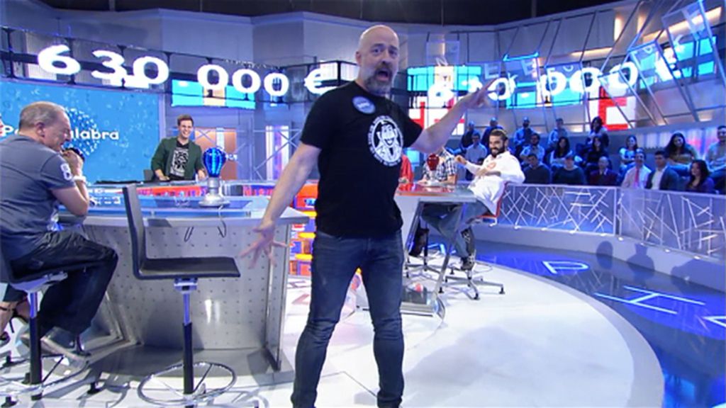 Goyo Jiménez imita a Miguel Bosé en el programa de 'Pasapalabra'
