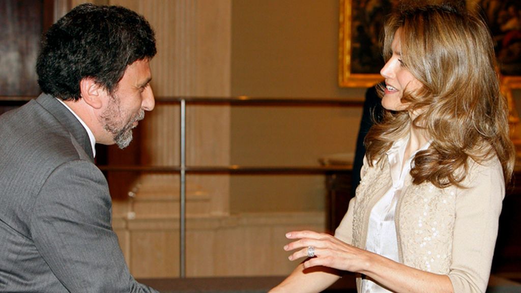 Letizia, solidaria en Zarzuela