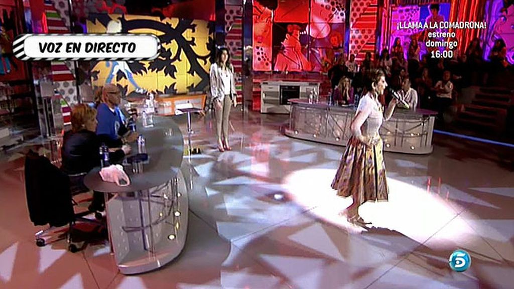 Las colaboradoras compiten ante los micrófonos