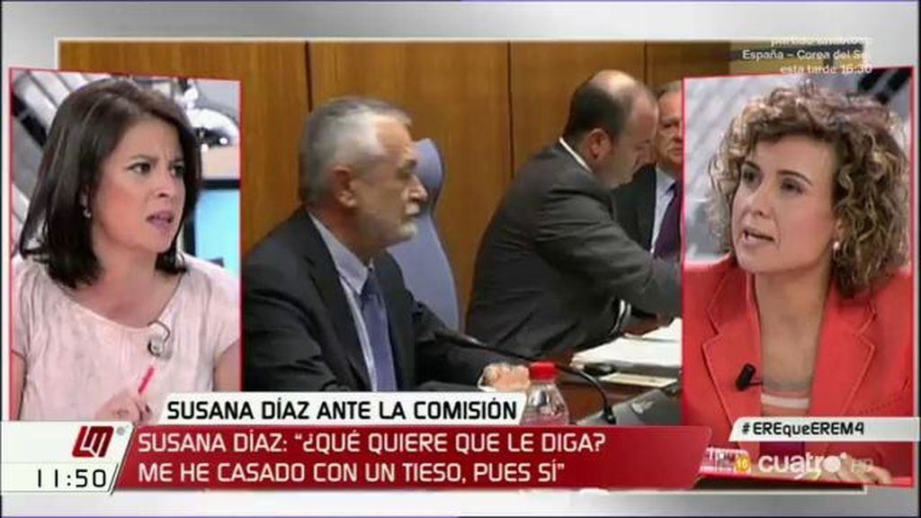 Adriana Lastra, tras la comparecencia de Susana Díaz: “El PSOE da la cara”