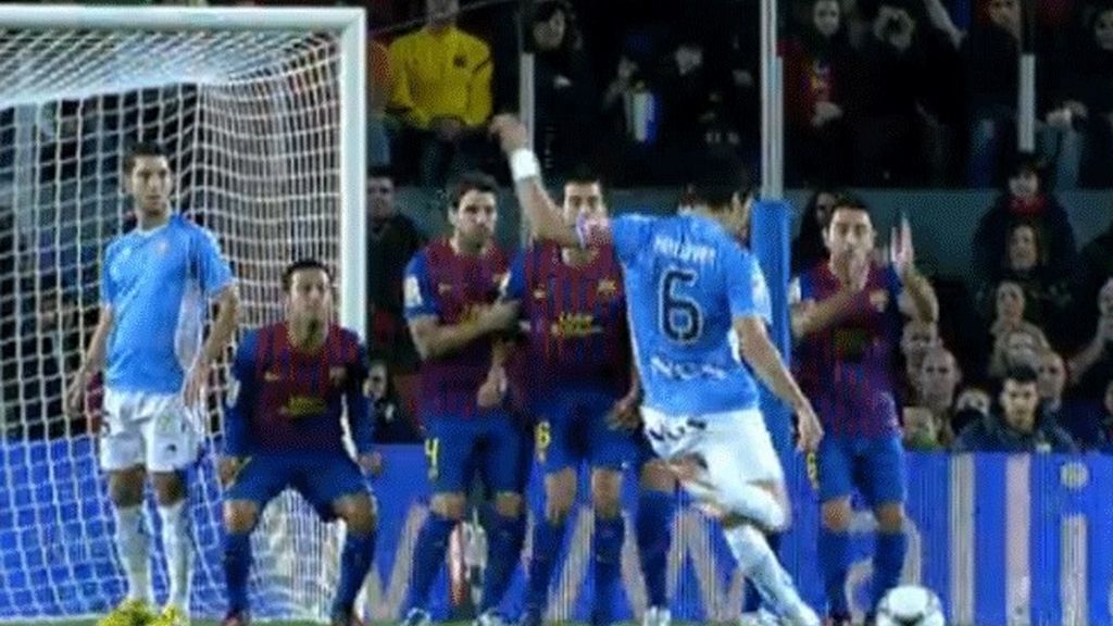Partido de ida de octavos de la Copa del Rey