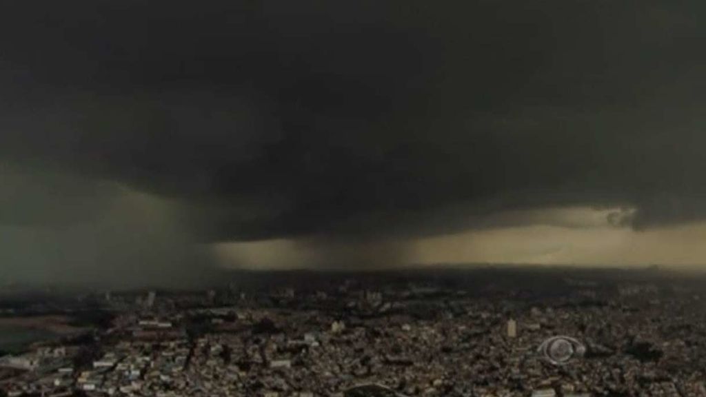Espectacular tormenta en Sao Paulo