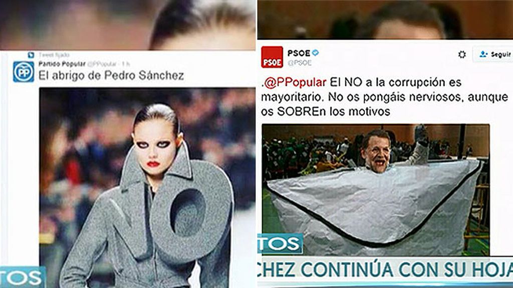 Guerra en Twitter entre PP y PSOE