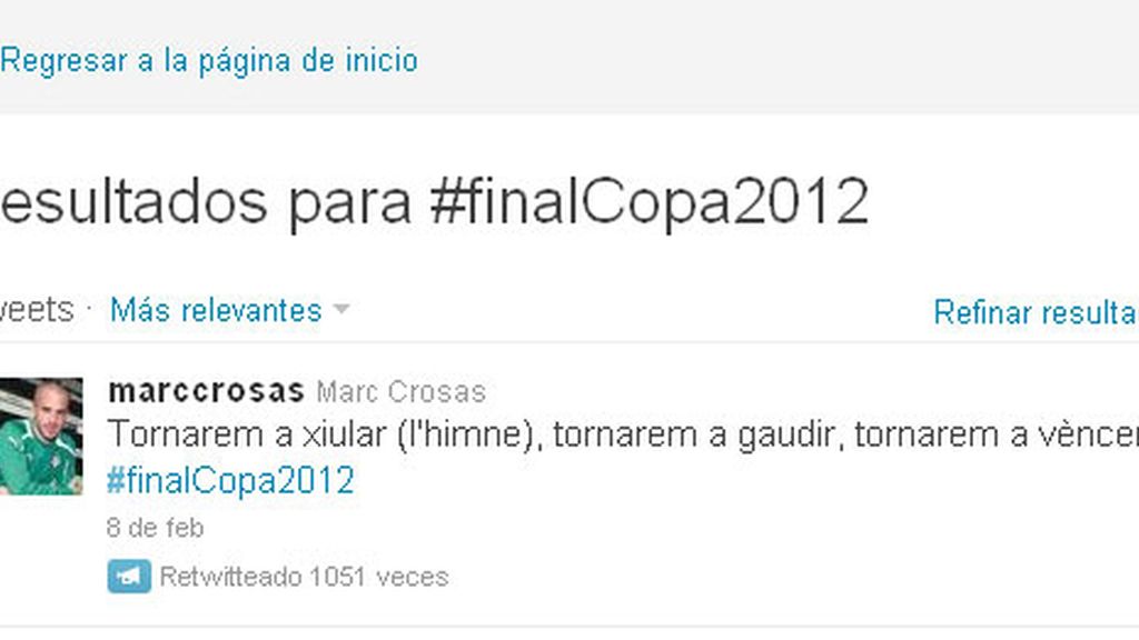 Marc Crosas criticado por sus palabras en Twitter Marc Crosas criticado por sus palabras en Twitter