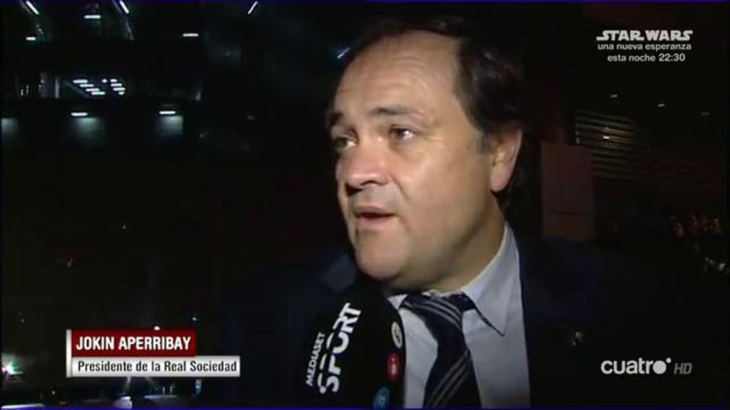 El presidente de la Real, a los árbitros del Bernabéu: "Os voy a poner una querella"