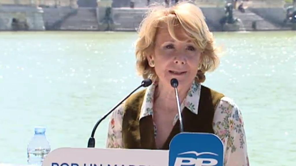 Esperanza Aguirre cierra filas con Catalá: “Me parece muy bien que abra este debate”