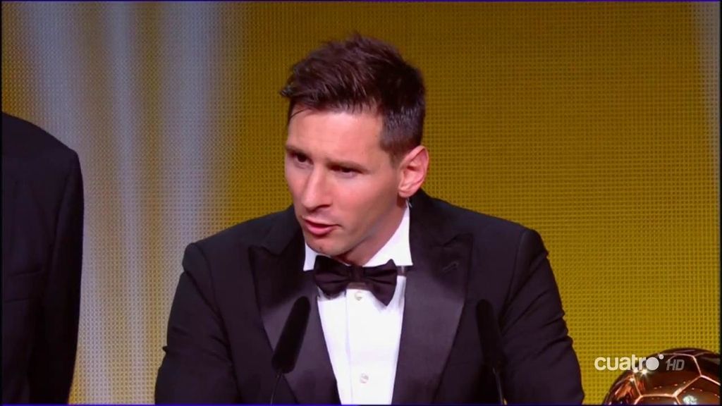 Messi: "Es especial para mí después de llevar dos años viendo como lo ganaba Cristiano"