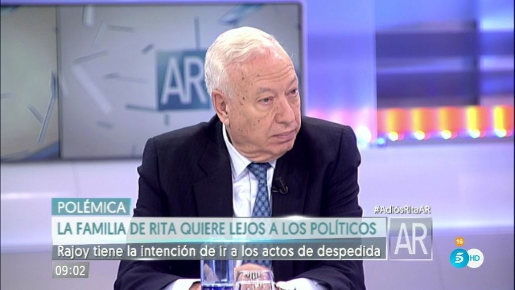 Margallo: "Rita Barberá ha vivido una auténtica cacería mediática"