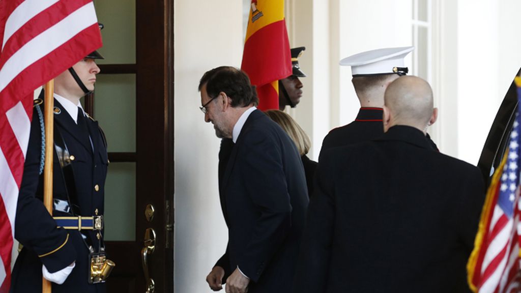Rajoy llega a la Casa Blanca