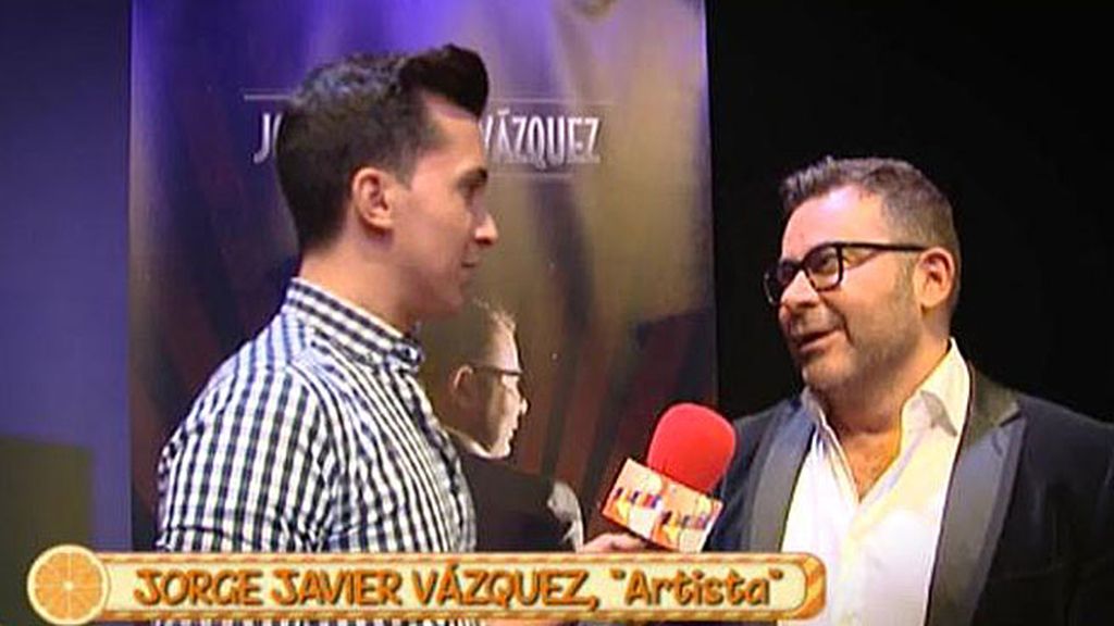 Jorge Javier presenta en rueda de prensa su espectáculo musical, 'Iba en serio'