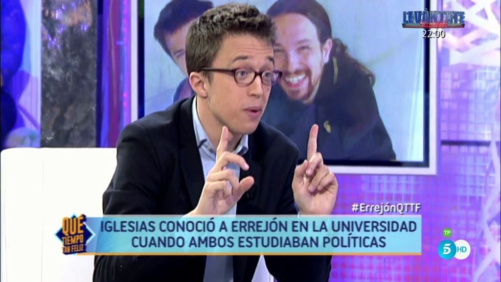 ¿Cómo fue el primer encuentro de Íñigo Errejón con Iglesias? ¡Él lo cuenta en primicia!