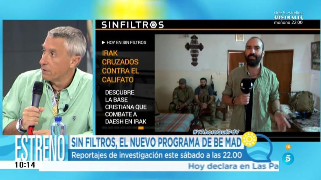 Melchos Miralles: "Sin filtros' es periodismo y reporterismo en estado puro"