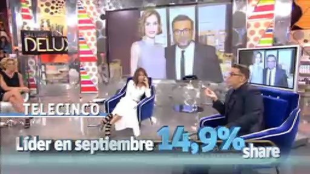 Telecinco, trece meses consecutivos como favorita de los espectadores