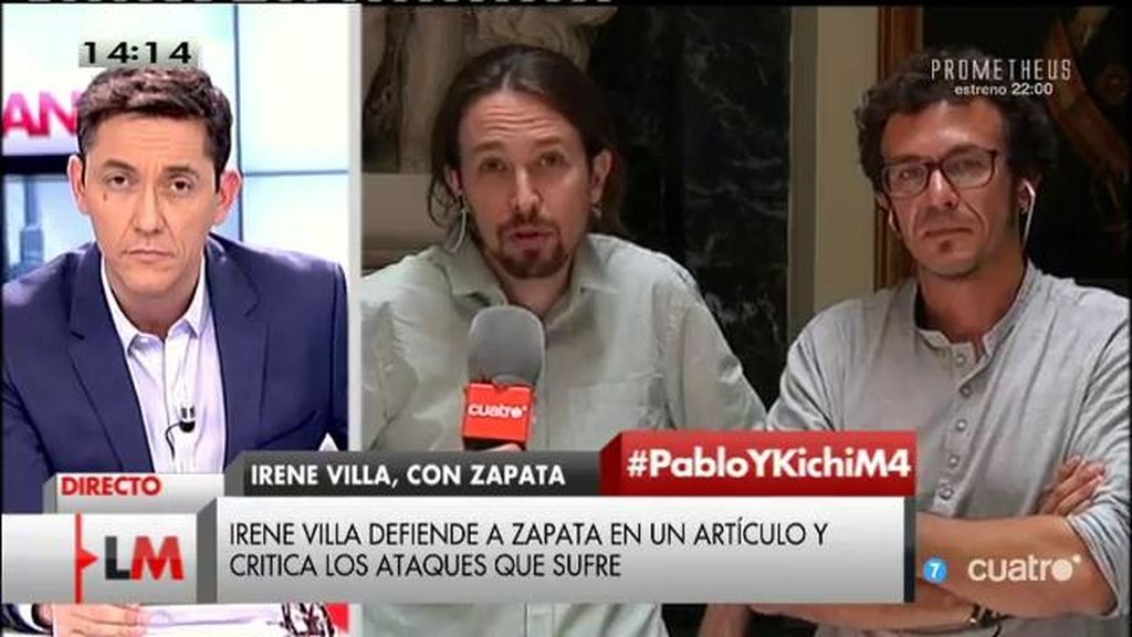 Pablo Iglesias: "Hemos aprendido que hay que sonreir y que sonriendo vamos a ganar las elecciones al PP"