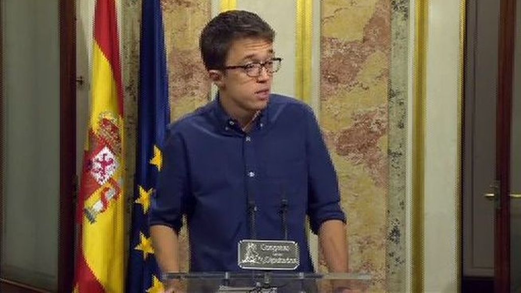 Errejón: "La novedad la ha puesto el PSOE que va a hacerle presidente"