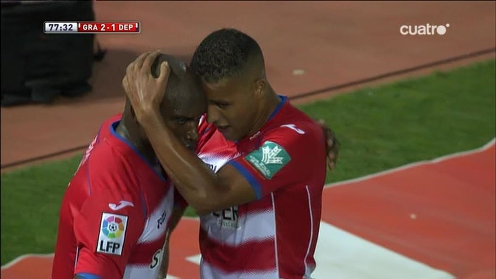 Babin da la vuelta al partido en Los Cármenes con un cabezazo a balón parado