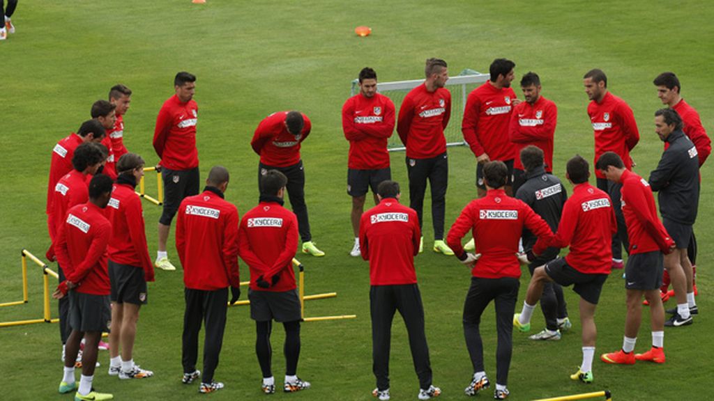 El Atlético ultima sus preparativos para la gran cita