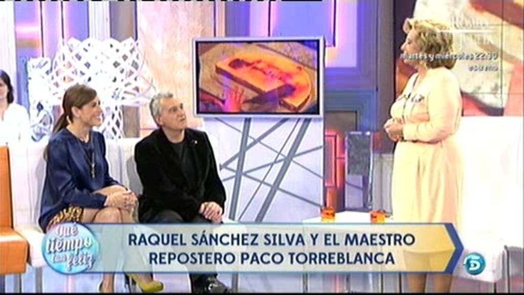 Raquel Sánchez Silva: "Me fijo en cómo hace las cosas Paco Torreblanca"