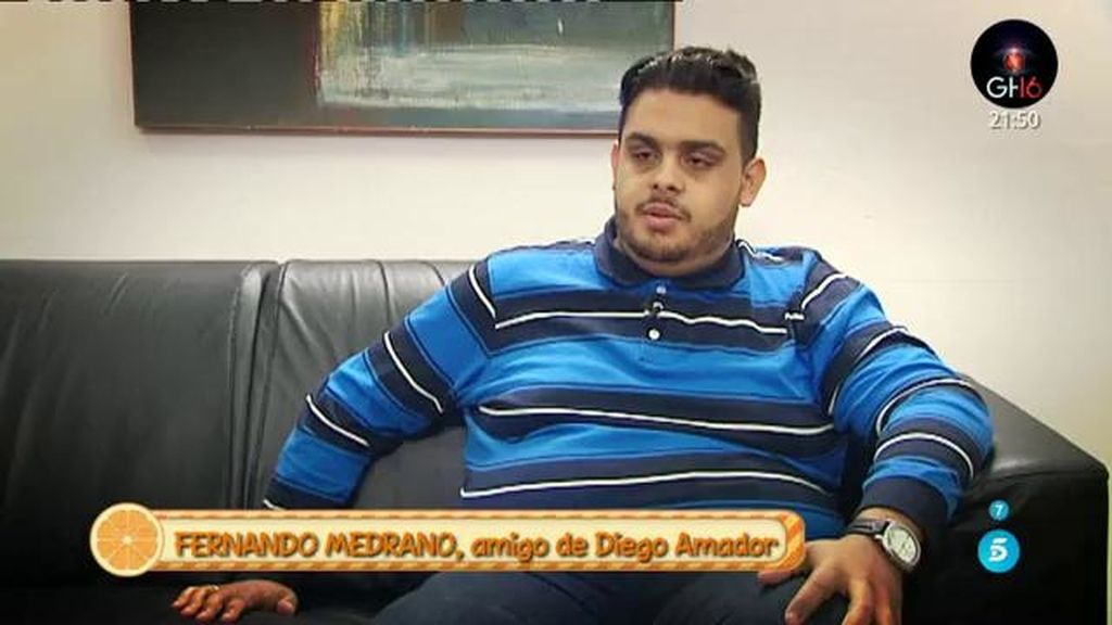 Fernando, amigo de Diego Amador: “Isa y Diego han tenido bastantes encuentros”