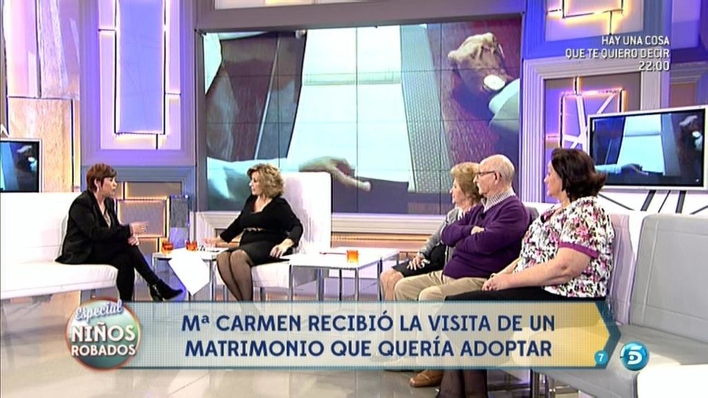 Mª Carmen: "Todos los años celebro su cumpleaños"