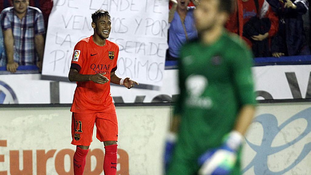 Neymar repitió en el once de Luis Enrique y se gustó: gol y detalles de su calidad