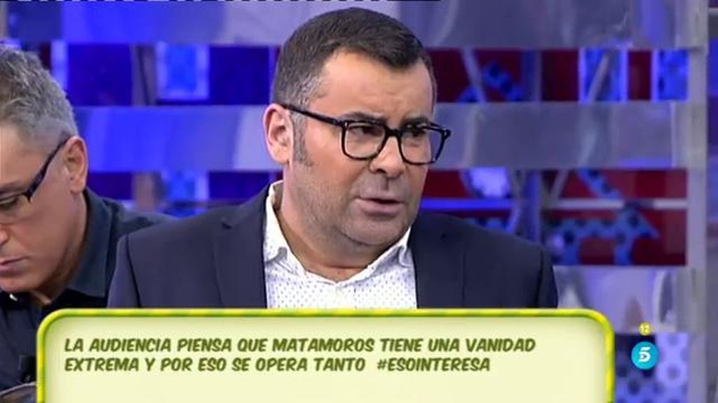 Jorge Javier Vázquez sobre 'los retoques': "Si tuviera tiempo me haría de todo"