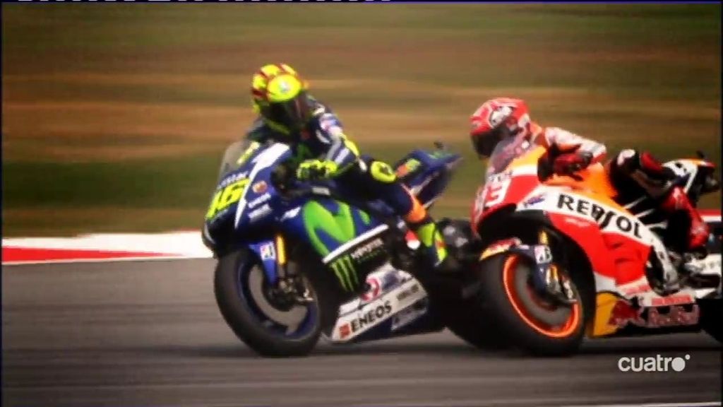 Honda niega que Márquez frenara a Rossi porque después no mejoró sus tiempos