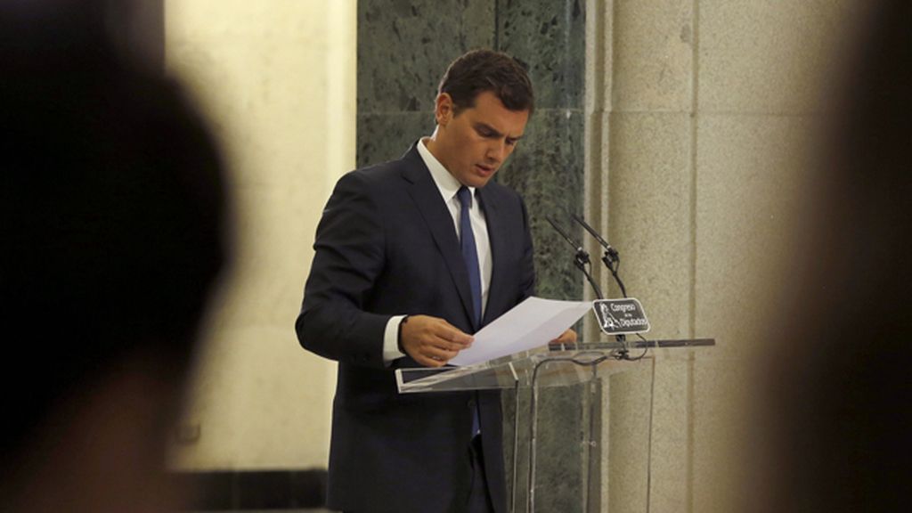 Rivera: “Rajoy me ha pedido someter a votación las condiciones de Ciudadanos”