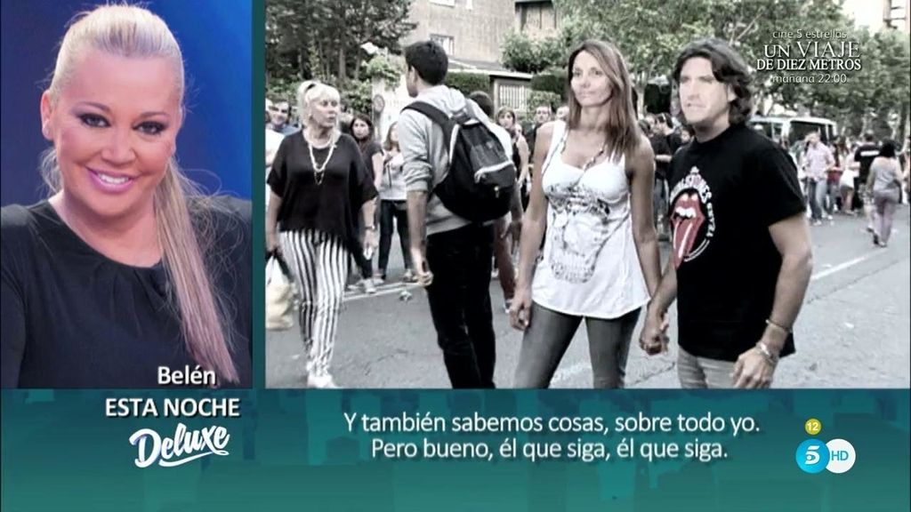 Belén, sobre Sanchís: "Tengo una respuesta muy contundente y la voy a dar"