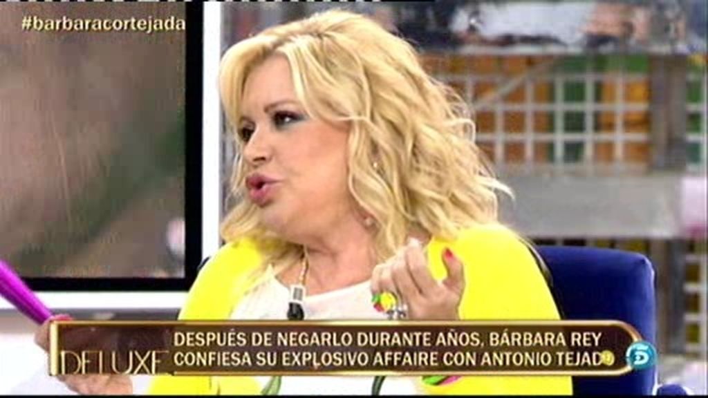 Bárbara Rey: "En casa de María del Monte solo hubo un beso"