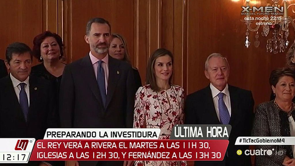 Felipe VI recibirá tanto al PSOE como al PP el próximo martes 25