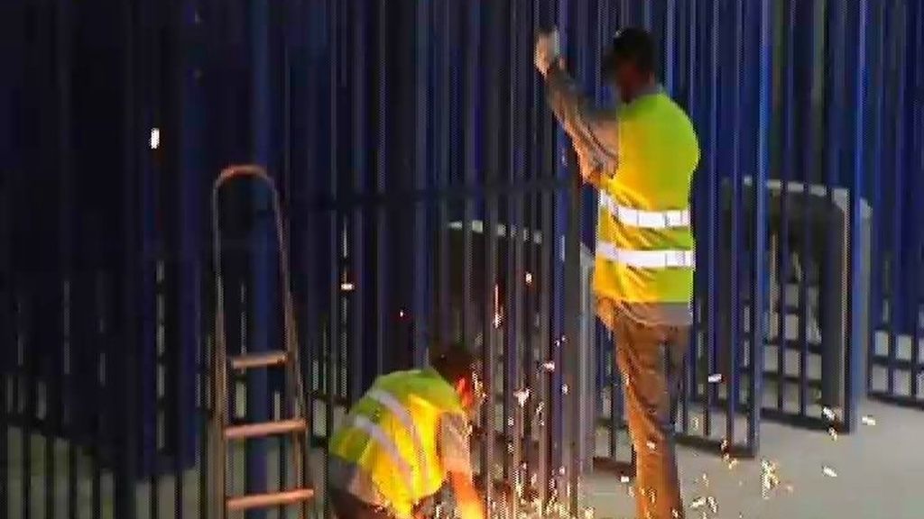 Comienzan las obras en la frontera de Melilla