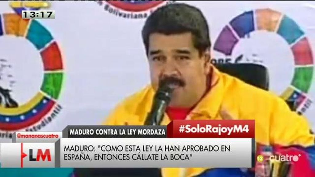 Maduro: “Si se me ocurriera agarrar la ley mordaza y la traigo igualita ¿Qué creen que dirían en el mundo de esa ley”