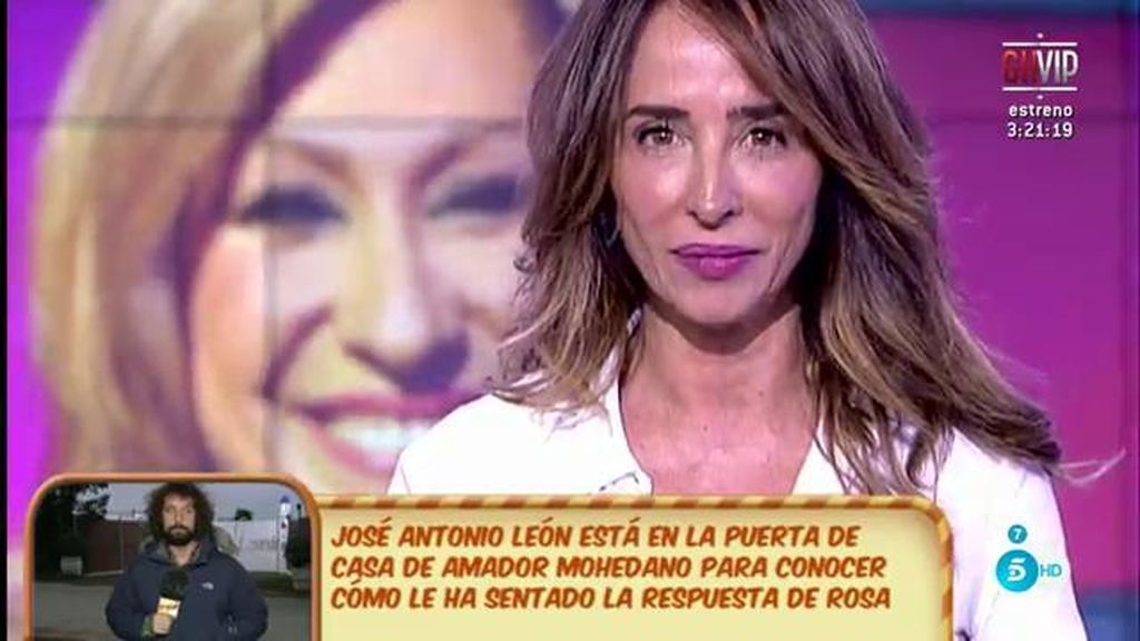 María Patiño: “Amador Mohedano se plantea ser colaborador del debate de 'GH VIP' en el 'Deluxe”