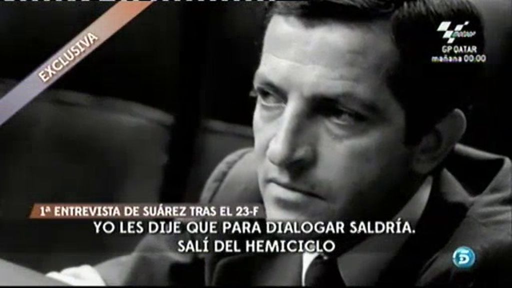 La primera entrevista que concedió Adolfo Suárez tras el 23-F