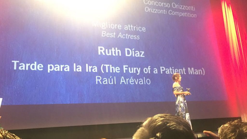 Ruth Díaz, premio a la mejor actriz en el Festival de Venecia