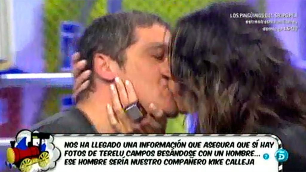 Paz Padilla escenifica el supuesto beso de Terelu Campos y Kike Calleja