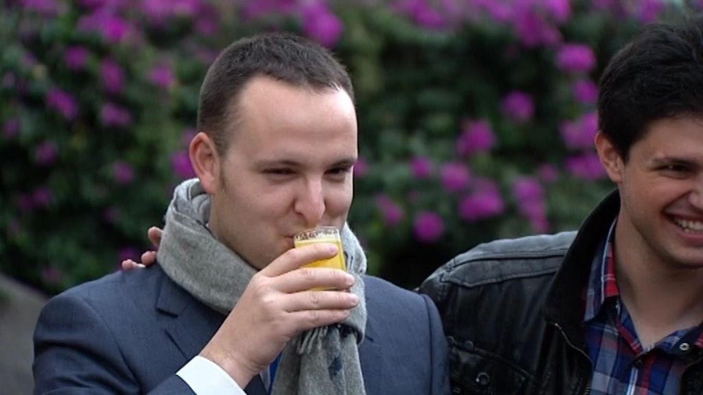 César: "En 32 años nunca había probado el alcohol"