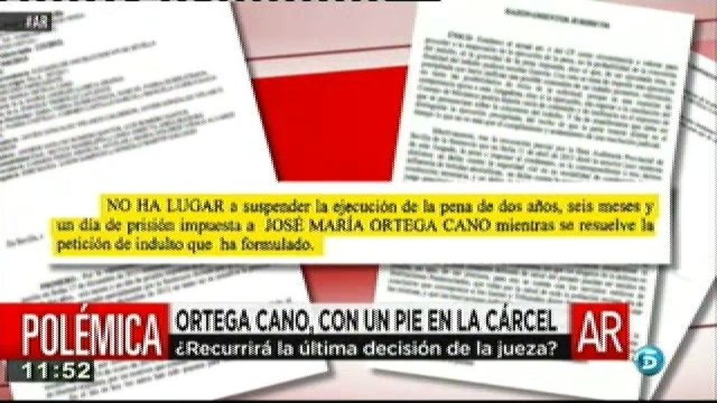 La jueza rechaza la suspensión de la pena a Ortega Cano