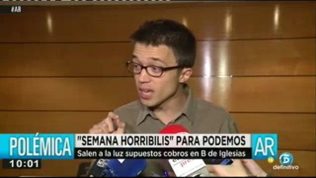 Errejón: "Solo faltaba un trámite administrativo"