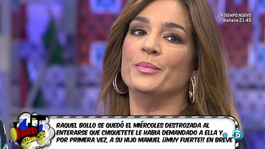 Raquel Bollo, sobre Chiquetete: "Tendría que estar en la cárcel por lo que hizo"