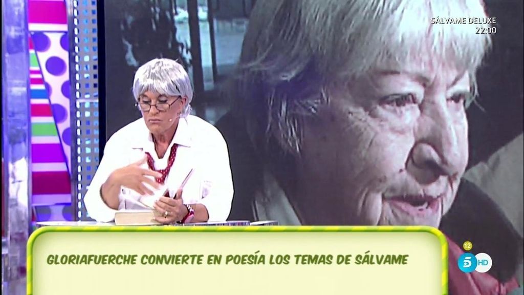 Gloriafuerche se llena de inspiración y recita un poema sobre Luis Rollán