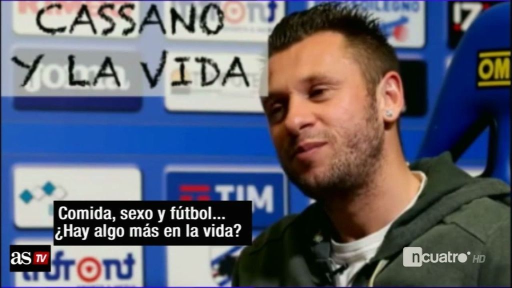 Cassano: "La noche antes a mi mejor partido me escape de fiesta por Madrid"