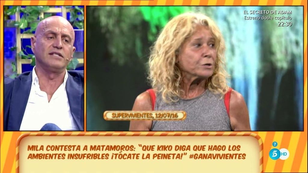 Kiko M: “Desde que Mila no está aquí, la relación con mis compañeros ha mejorado”