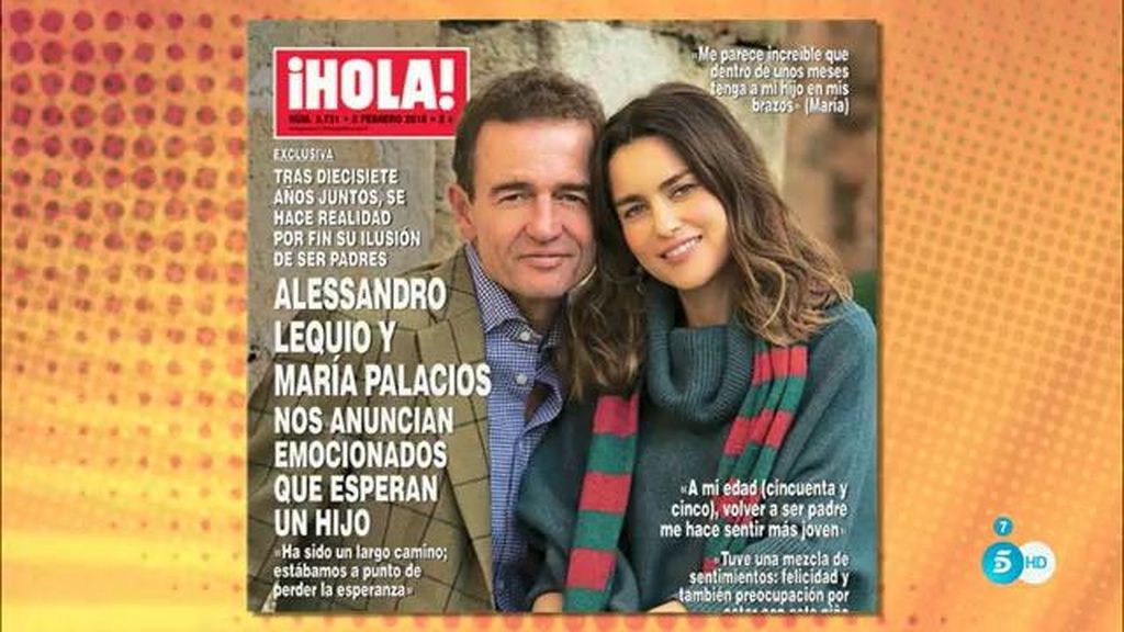 Lequio y María Palacios anuncian en ‘¡Hola!’ que esperan su primer hijo en común