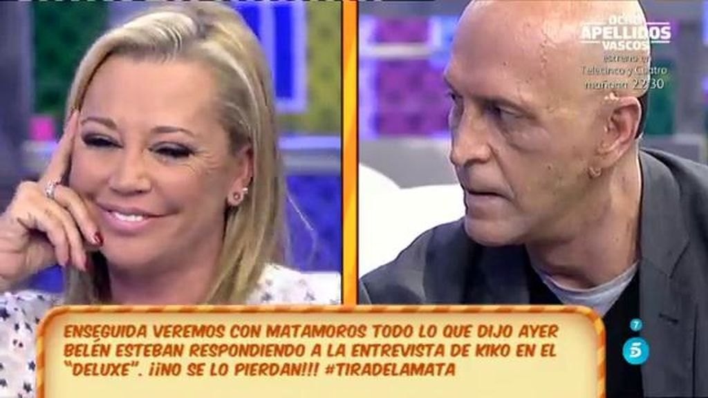 B. Esteban: "No voy a entrar a lo que ha dicho Kiko. Voy a doblar las piernas y sonreír"
