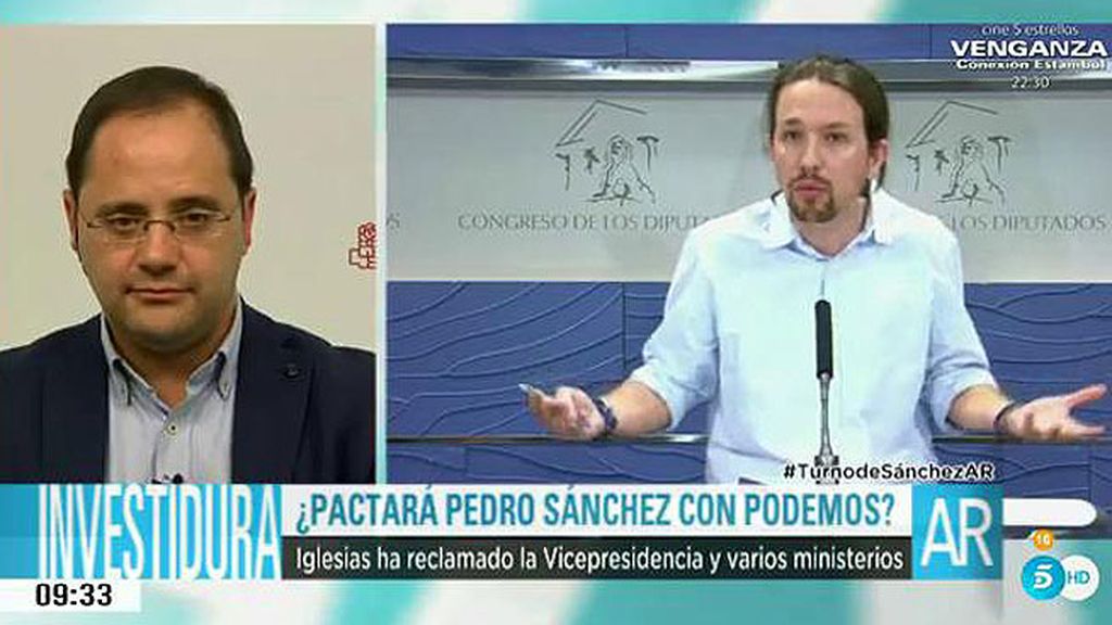 Iglesias: "Es imposible un gobierno en el que estén juntos Podemos y Ciudadanos"