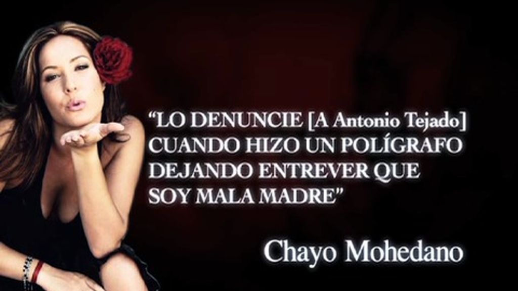 Antonio Tejado tiene algo que decir a Chayo Mohedano, esta noche en el 'Deluxe'